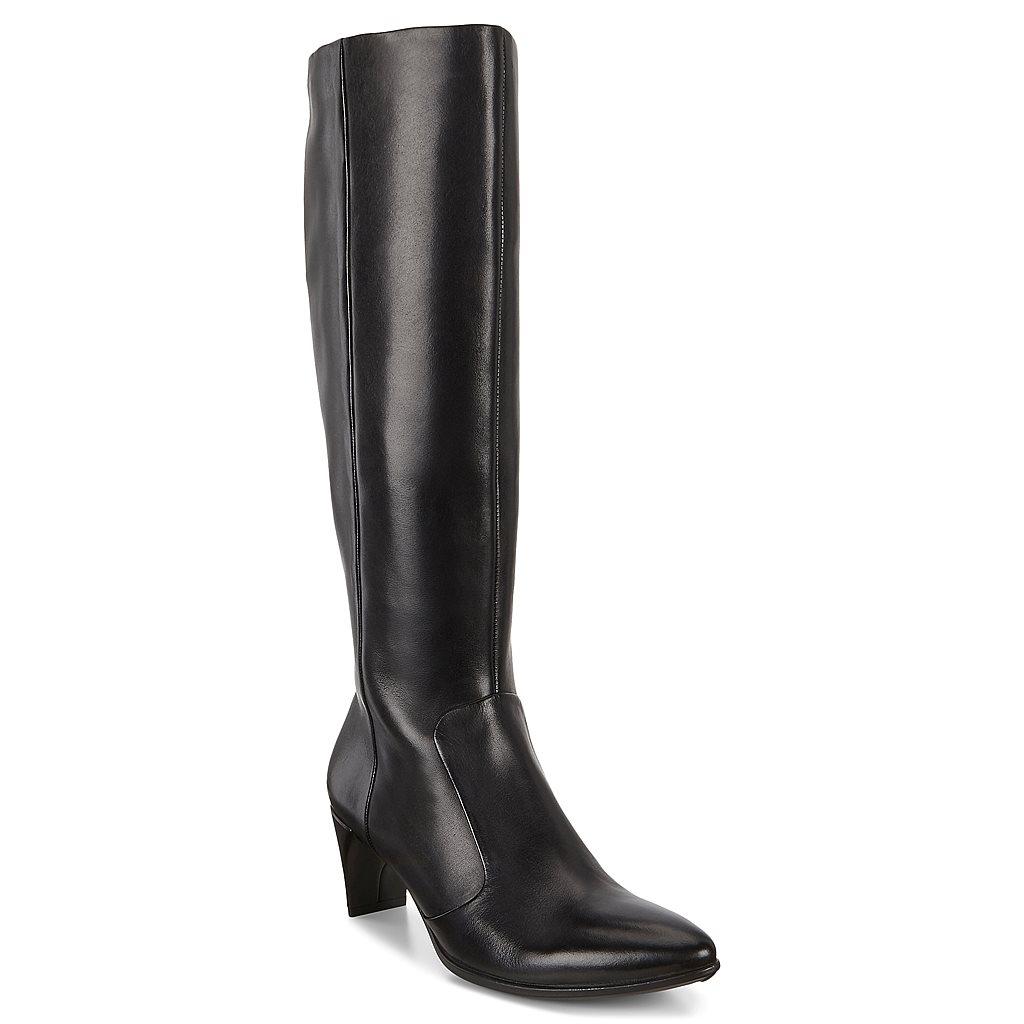 Ecco Shape 45 Pointy Sleek 2.0 Womens Tall Boots In Black Outlet - India VYC-692508